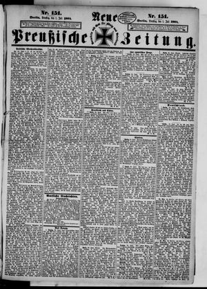 Neue preußische Zeitung vom 01.07.1884