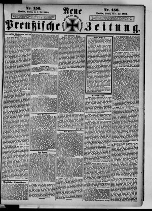 Neue preußische Zeitung vom 06.07.1884