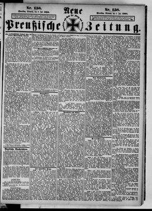 Neue preußische Zeitung vom 09.07.1884