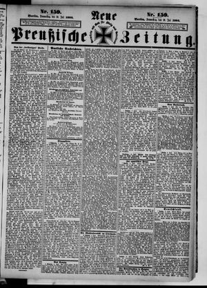 Neue preußische Zeitung vom 10.07.1884