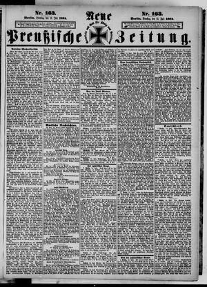 Neue preußische Zeitung vom 15.07.1884