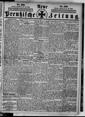 Neue preußische Zeitung vom 26.07.1884