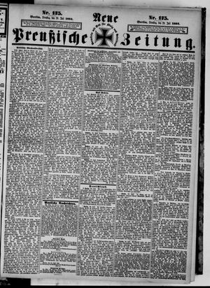 Neue preußische Zeitung vom 29.07.1884