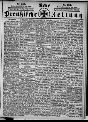 Neue preußische Zeitung vom 14.08.1884