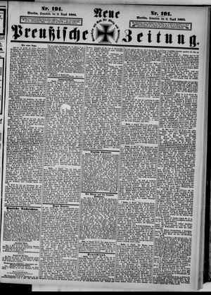 Neue preußische Zeitung vom 16.08.1884