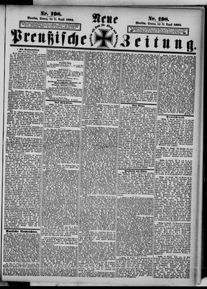 Neue preußische Zeitung vom 24.08.1884
