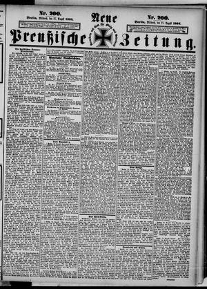 Neue preußische Zeitung vom 27.08.1884