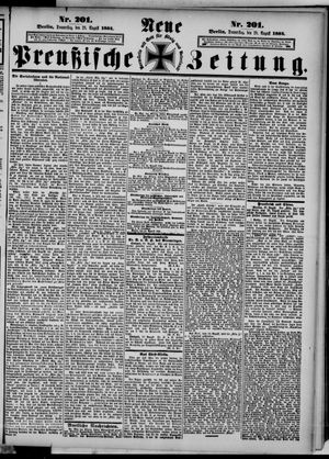 Neue preußische Zeitung vom 28.08.1884