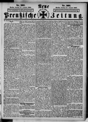 Neue preußische Zeitung vom 04.09.1884