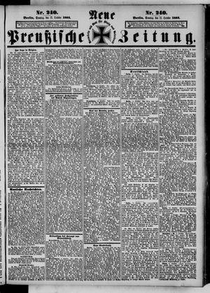 Neue preußische Zeitung vom 12.10.1884