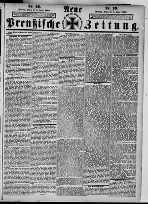 Neue preußische Zeitung vom 16.01.1885