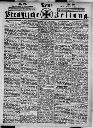 Neue preußische Zeitung vom 24.02.1885