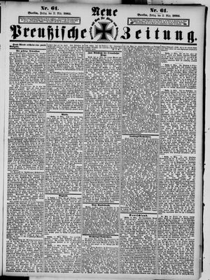 Neue preußische Zeitung vom 13.03.1885