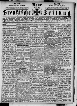 Neue preußische Zeitung vom 27.03.1885