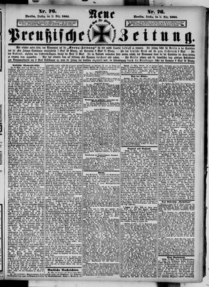 Neue preußische Zeitung vom 31.03.1885