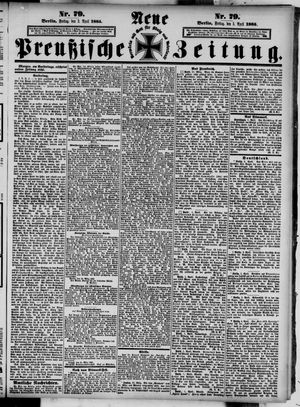 Neue preußische Zeitung vom 03.04.1885