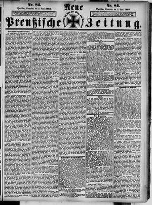Neue preußische Zeitung on Apr 11, 1885