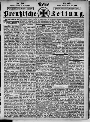 Neue preußische Zeitung vom 18.04.1885