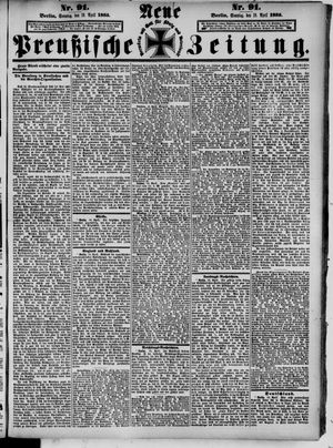 Neue preußische Zeitung vom 19.04.1885