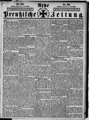 Neue preußische Zeitung vom 24.04.1885