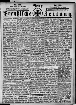 Neue preußische Zeitung vom 10.05.1885