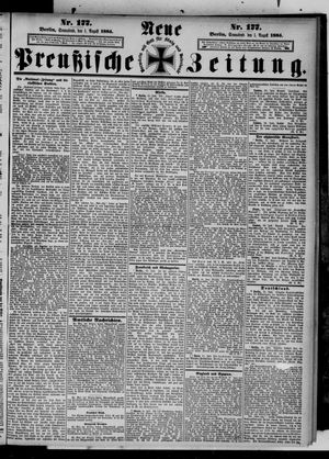 Neue preußische Zeitung vom 01.08.1885