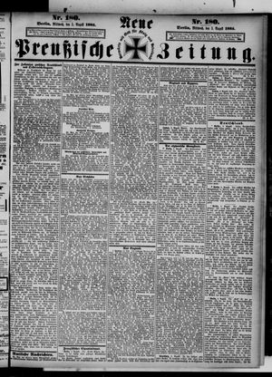 Neue preußische Zeitung vom 05.08.1885