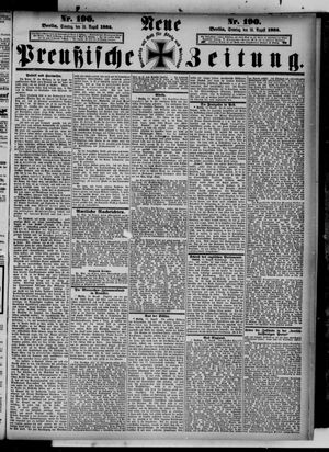 Neue preußische Zeitung vom 16.08.1885