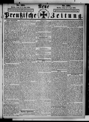 Neue preußische Zeitung vom 18.08.1885