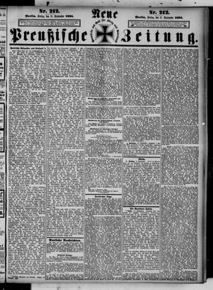 Neue preußische Zeitung vom 11.09.1885