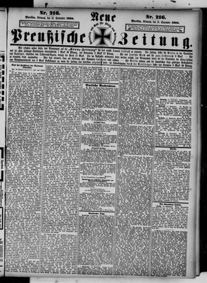 Neue preußische Zeitung vom 16.09.1885