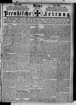 Neue preußische Zeitung vom 17.09.1885