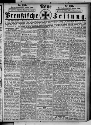 Neue preußische Zeitung vom 24.09.1885