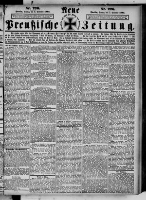 Neue preußische Zeitung vom 27.09.1885