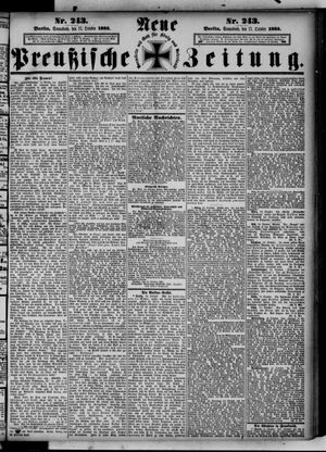 Neue preußische Zeitung vom 17.10.1885