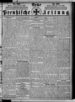 Neue preußische Zeitung vom 22.10.1885