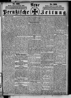 Neue preußische Zeitung vom 10.11.1885