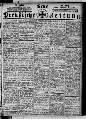 Neue preußische Zeitung vom 12.11.1885