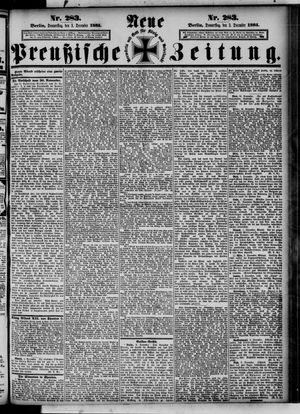 Neue preußische Zeitung vom 03.12.1885