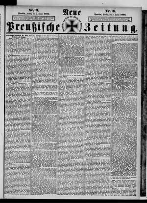 Neue preußische Zeitung vom 05.01.1886