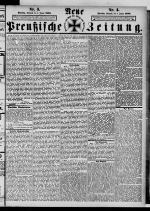 Neue preußische Zeitung vom 06.01.1886