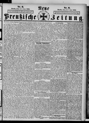 Neue preußische Zeitung vom 08.01.1886