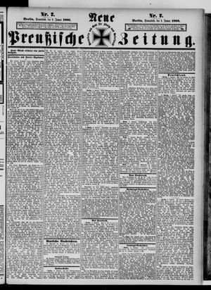Neue preußische Zeitung on Jan 9, 1886