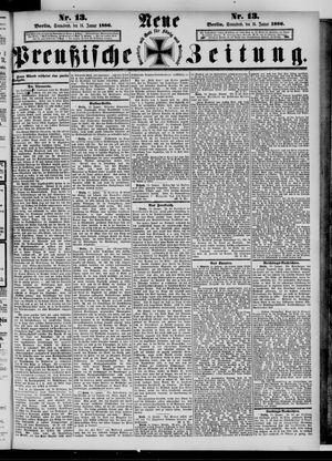 Neue preußische Zeitung vom 16.01.1886
