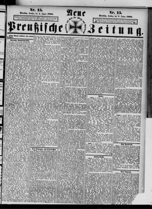 Neue preußische Zeitung vom 19.01.1886