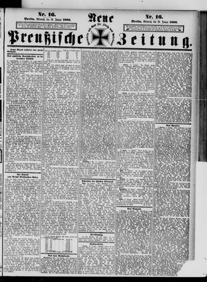 Neue preußische Zeitung vom 20.01.1886