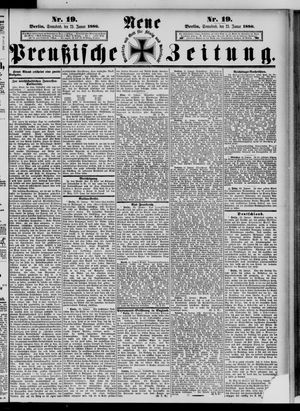 Neue preußische Zeitung vom 23.01.1886