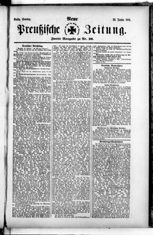 Neue preußische Zeitung vom 24.01.1886
