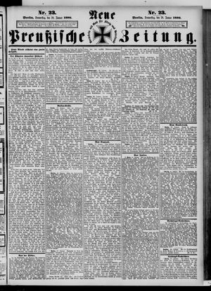 Neue preußische Zeitung vom 28.01.1886