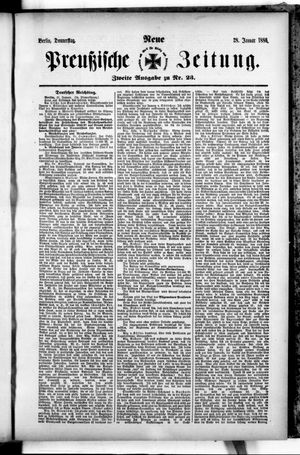 Neue preußische Zeitung vom 28.01.1886